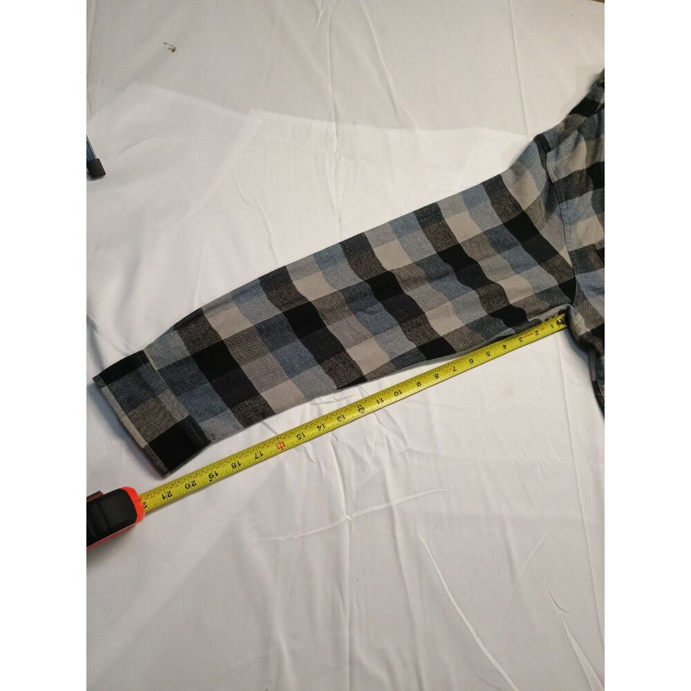 Dip Black Plaid Long sleeve Button down Shirt Size 2XLT
